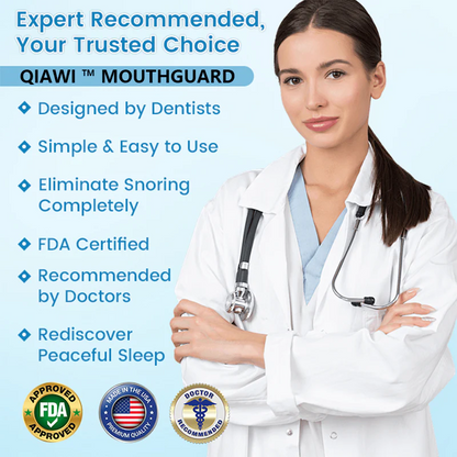 ✨QIAWI™ DreamGuard: Anti-Snoring & Teeth Grinding Mouthpiece