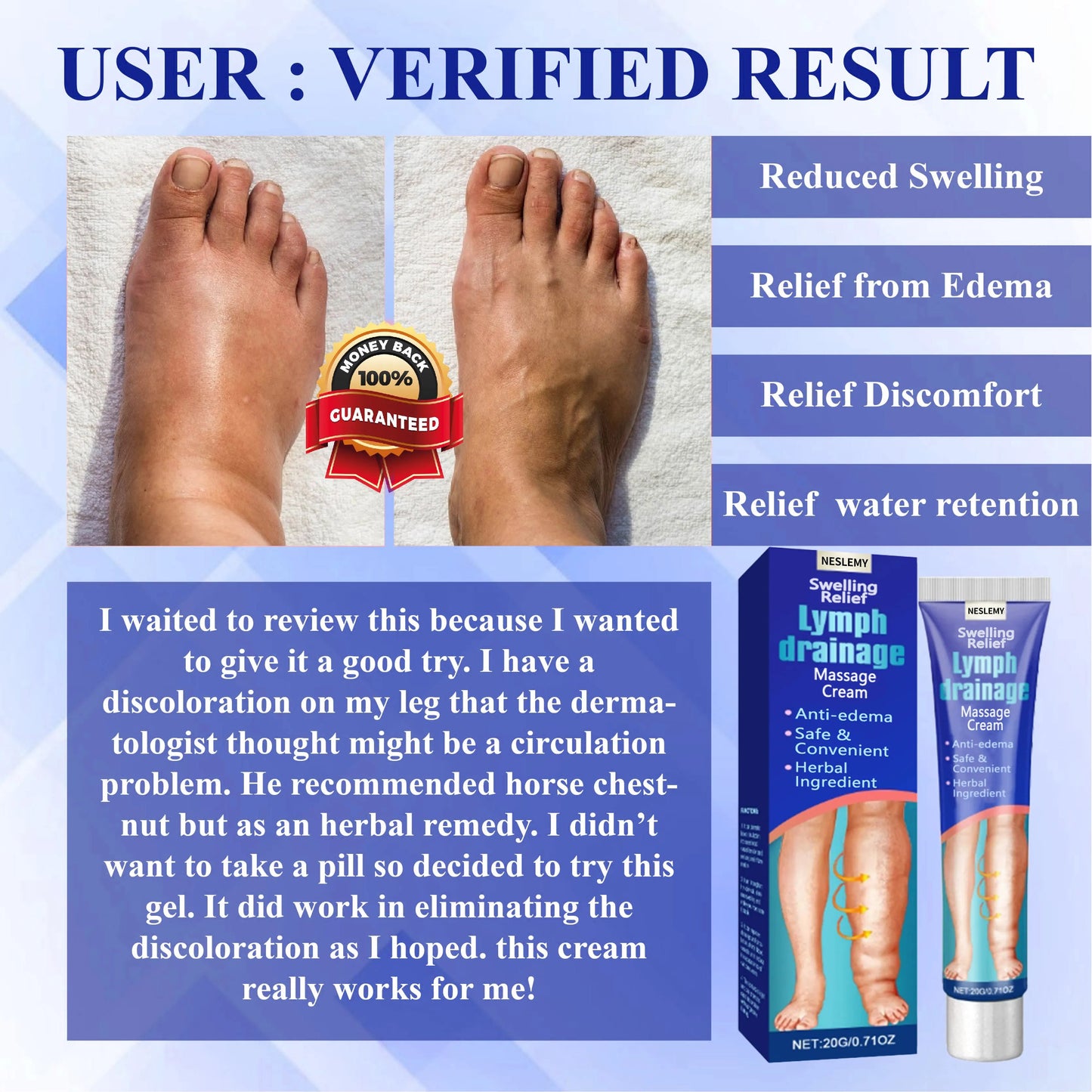 Tired, Swollen, or Heavy Legs? NESLEMY™ Restores Freedom of Movement!