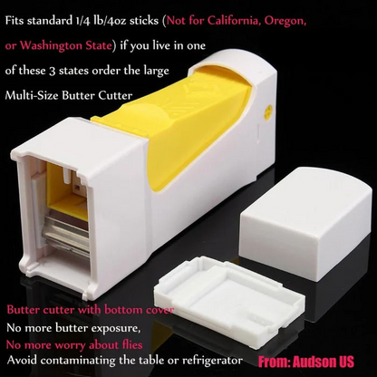 Butter Cutter Dispenser with Stainless Steel Blade