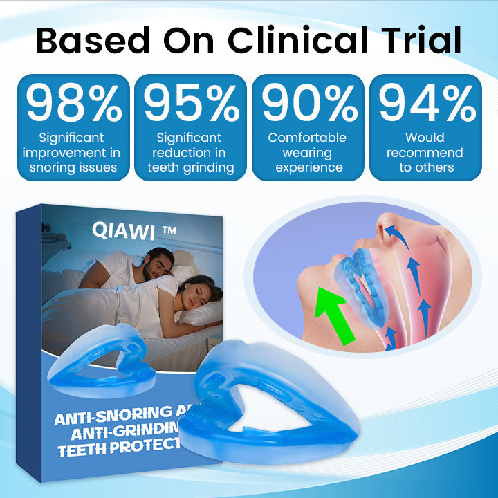 ✨QIAWI™ DreamGuard: Anti-Snoring & Teeth Grinding Mouthpiece