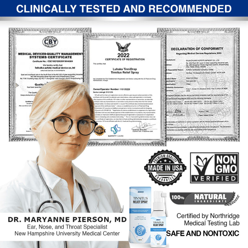 BBOJI™ Tinnitus Relief Spray – Calm the Ringing, Restore Your Peace