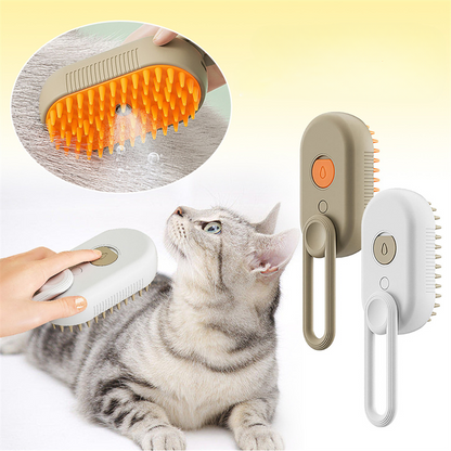 Hate bathing your pet? LOVILDS™ Steam Brush cleans without water. Long-lasting battery, 1 month per charge.