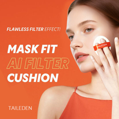 💖 Flawless Skin Instantly! Mask Fit AI Filter Cushion Foundation 🌸