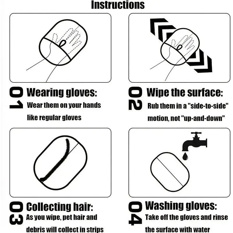 Pawzioo™ Premium Pet Hair Removal Glove